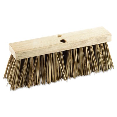 Street Broom Head, 16" Head, Palmyra Bristles