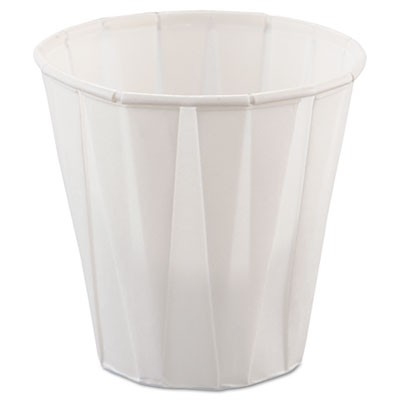 Medical & Dental Treated Paper Cup, 3 1/2 oz., White, 100/Bag