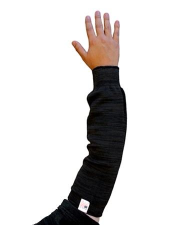 Pritex Sleeve, 12-inch, Black, Narrow Width, Elastic Cuff