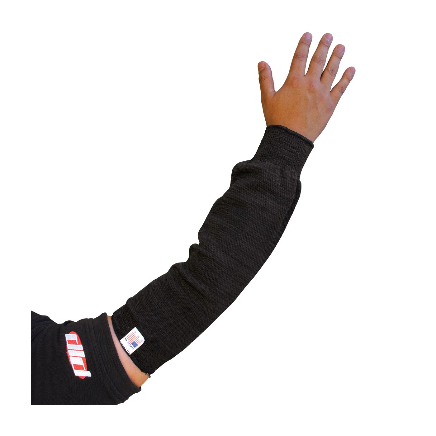 Pritex Sleeve, 24-inch, Black, Standard Width, Elastic Cuff