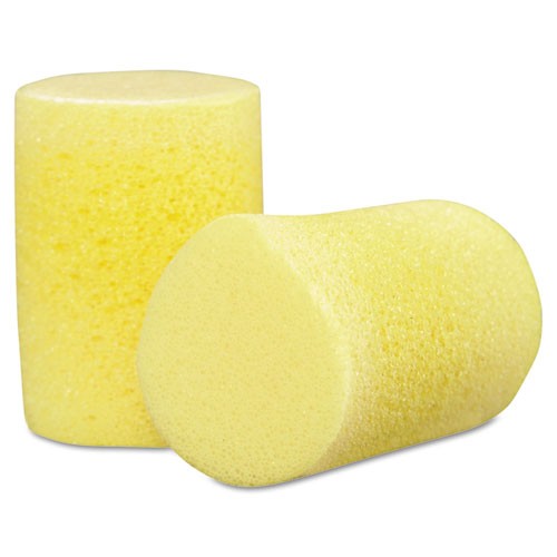 E-A-R Classic Uncorded Earplugs Poly Bag, One Size, Foam, Yellow