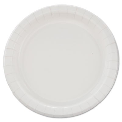 Bare Eco-Forward Clay-Coated Paper Plates, 8.5", Deep Well, Mediumweight, 125/Pk