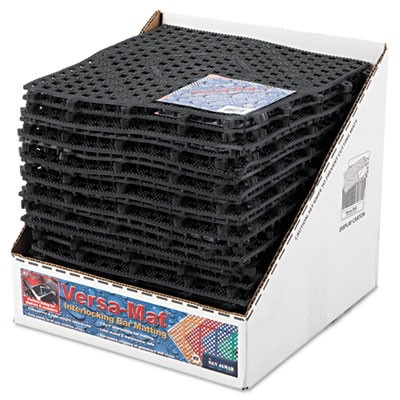 Versa-Mat Bar-Shelf Liner Plastic 12wx12dx1/4h Black 24/CS