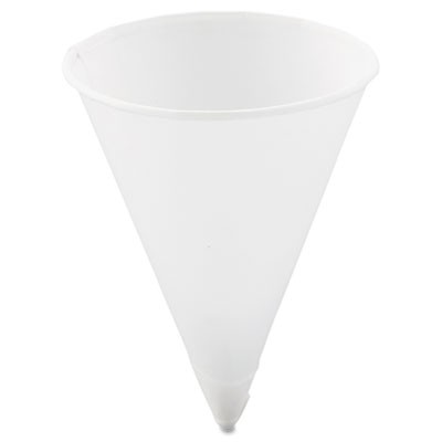Cup Cone 4oz White Unprinted Paper 200/BG 25/CS