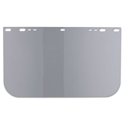 Face Shield Visor, 15 1/2" x 9", Clear, Unbound, Plastic