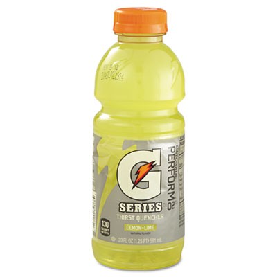 Thirst Quencher, Lemon-Lime, 20 oz Bottle, 24/Carton