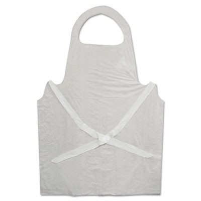 Disposable Apron, Polypropylene, White