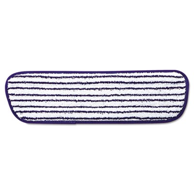 Microfiber Finish Pad, 18", Blue/White