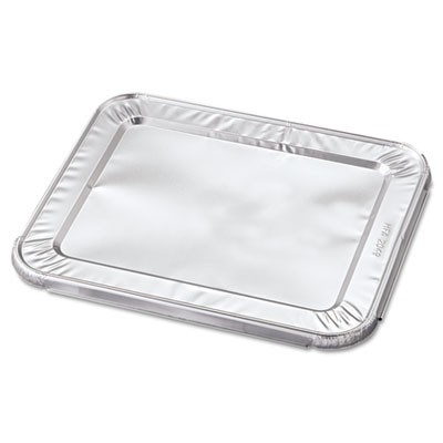 Steam Table Pan Foil Lid, Fits Half-Size Pan, 100/Pack