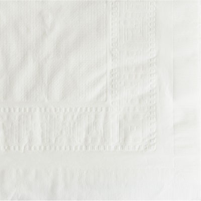 Cellutex Tablecover, Tissue/Poly Lined, 54 in x 108 in, White
