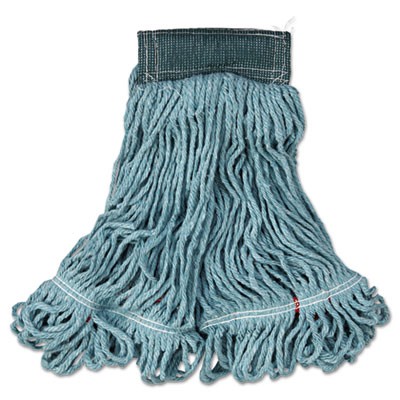 Web Foot Wet Mops, Cotton/Synthetic, Green, Medium, 5-in. Green Headband
