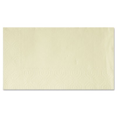 Dinner Napkins, Paper, 1/8 Fold, Two-Ply, 15" x 17", ECRU