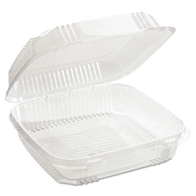 ClearView SmartLock Food Containers, 49 oz, 8 13/64x8 11/32x2 29/32