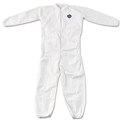 Tyvek Elastic-Cuff Coveralls, White, 4X-Large