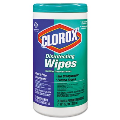 Wipe Clorox Disinfecting Fresh Scent 75 wipes 6/CS