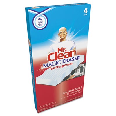 Magic Eraser Extra Power, 3 1/2x5, 1" Thick, White