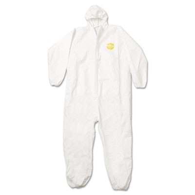 ProShield NexGen Elastic-Cuff Hooded Coveralls, White, 2X-Large