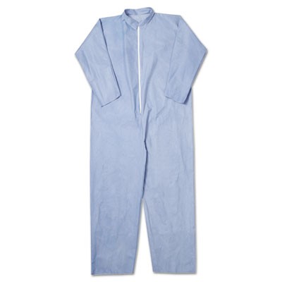 KLEENGUARD A65 Flame-Resistant Coveralls, Blue, 3X-Large