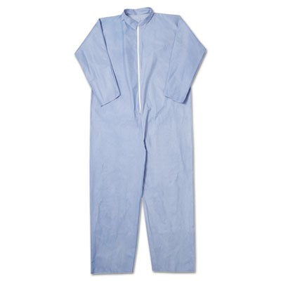 KLEENGUARD A65 Flame-Resistant Coveralls, Blue, 3X-Large