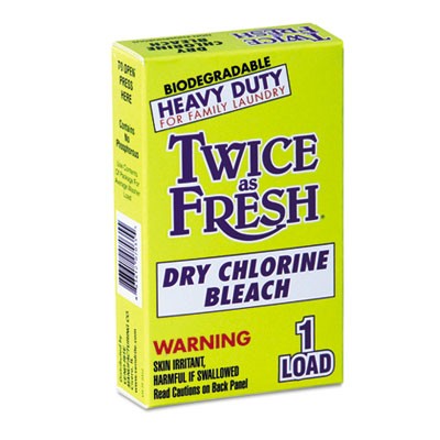 Powdered Chlorine Bleach for Coin Vending Machines, 2 oz Packets