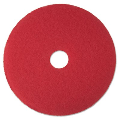 Pad Floor Buffing Red 19" Diameter 5/CS MCO08394