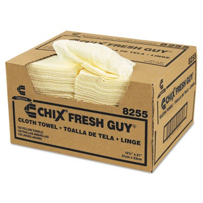 Fresh Guy Towels, 13 1/2x13 1/2, Yellow