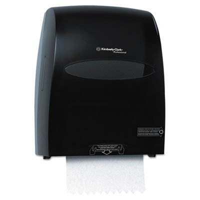 Towel Dispenser SaniTouch Hard Roll 1.75" Diam Smoke/Grey