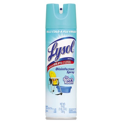 Disinfectant Spray, Baby's Room, 19 oz Aerosol