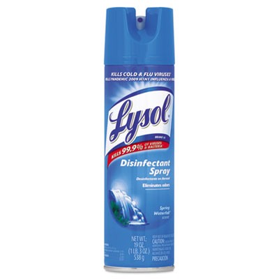 Disinfectant Spray, Spring Waterfall Scent, 19 oz Aerosol