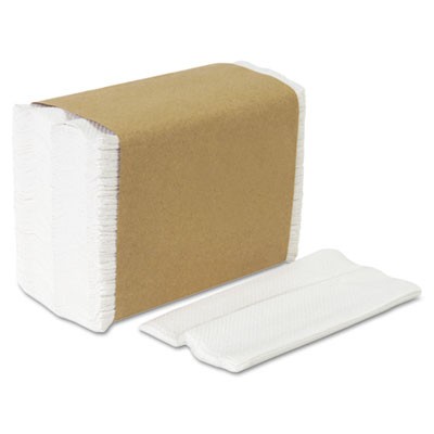 Tall Fold Napkins, 1-Ply, 7x13-1/2, White