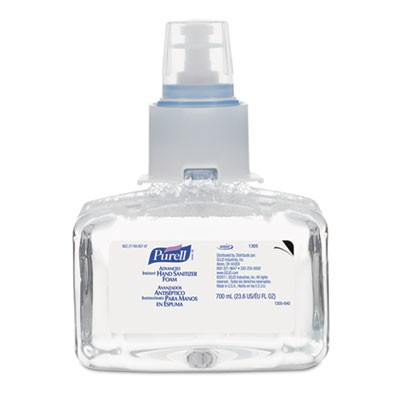Advanced Instant Hand Sanitizer Foam, 700mL Refill, Unscented