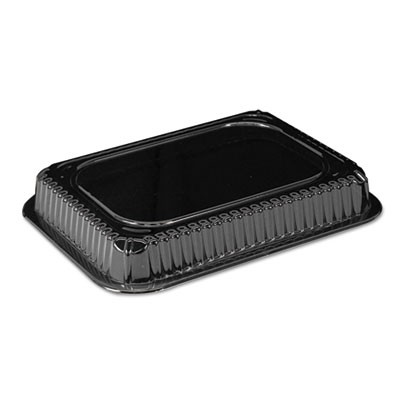 Clear Plastic Dome Lid, Rectangle, Fits 1-1/2 Lb Oblong Pan
