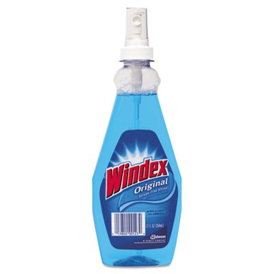 Windex 12oz Glass Cleaner Spray Bottle 12/CS