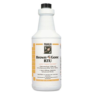 Brown 'Bee' Gone RTU Carpet Tannin Treatment, Liquid, 1 qt. Flip-Top Bottle