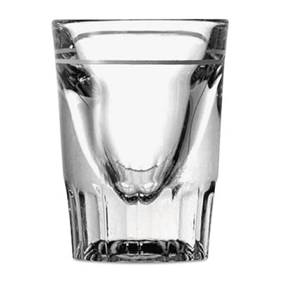 Line Whiskey Shot Glasses, 1.5oz, Clear