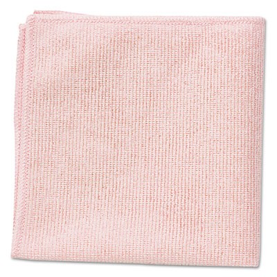Microfiber Cleaning Cloths, 16x16, Red