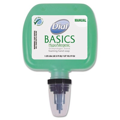 Basics Foaming Hand Soap, Green, 1.25 L Dual Dispenser Refill