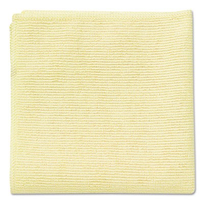 Microfiber Cleaning Cloths, 16x16, Yellow