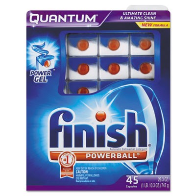 Quantum Dishwasher Tabs, Blue, 45 Tab Box