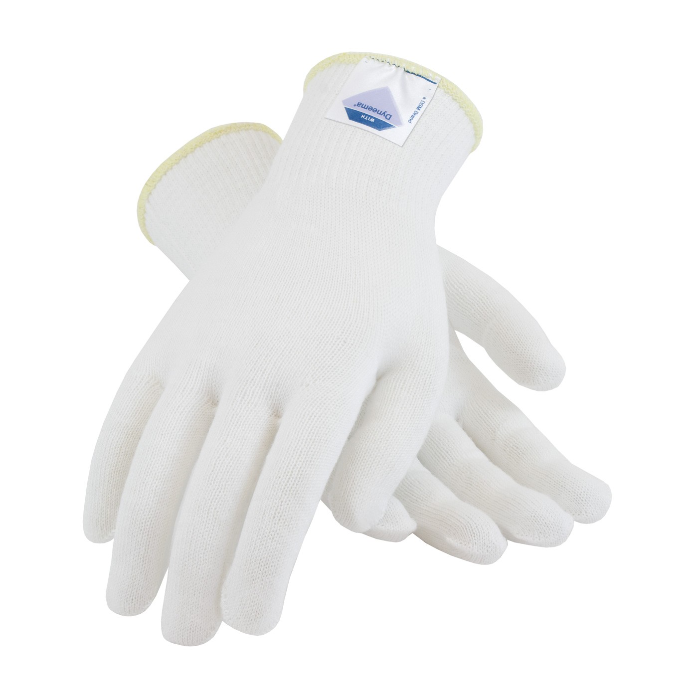 Gloves with Spun Dyneema, 13 Gauge, White, Light Weight, ANSI2 Size Medium