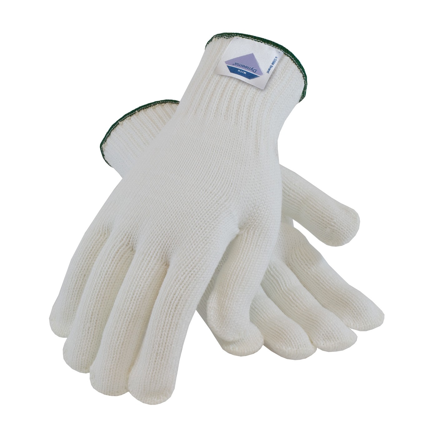 Gloves with Spun Dyneema, 7 Gauge, White, Heavy Weight, ANSI2 Size Medium