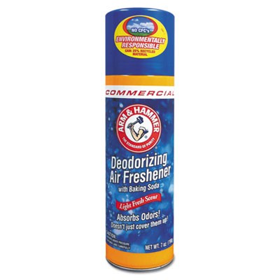 Baking Soda Air Freshener, Aerosol, Light Fresh, 7 oz