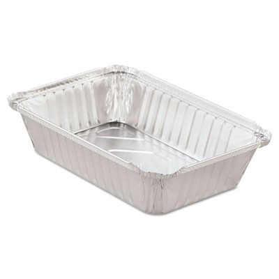 Aluminum Oblong Container with Lid, 36 oz, 8-7/16x5x 1-13/16