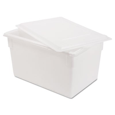 Food/Tote Boxes, 21.5gal, 26w x 18d x 15h, White