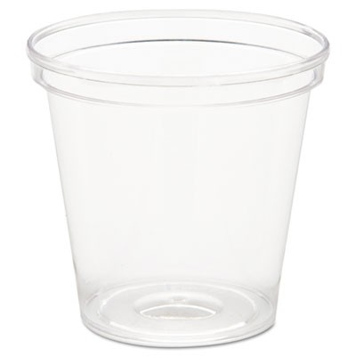 Comet Plastic Portion/Shot Glass, 1 oz, Clear
