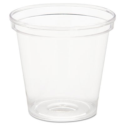 Comet Plastic Portion/Shot Glass, 1 oz, Clear