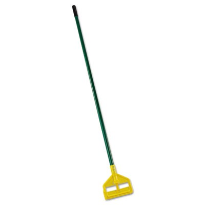 Invader Side-Gate Wet-Mop Handle, 60", Green, Fiberglass