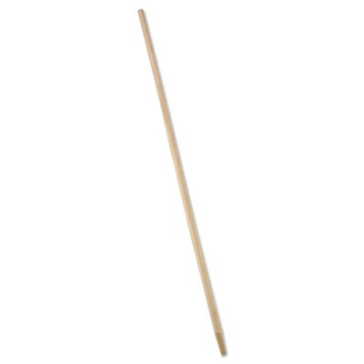 Tapered-Tip Wood Broom/Sweep Handle, 60", Natural