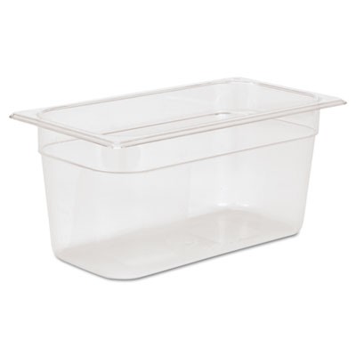 Cold Food Pans, 5 3/8qt, 6 7/8w x 12 4/5d x 6h, Clear