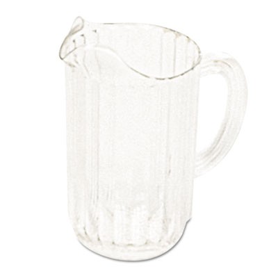 Bouncer Plastic Pitcher, 54 oz, Clear, Polycarbonate